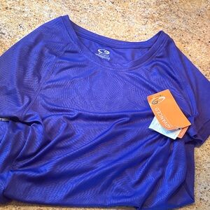 Champion Women's Vibrant Purple Short Sleeve Tee